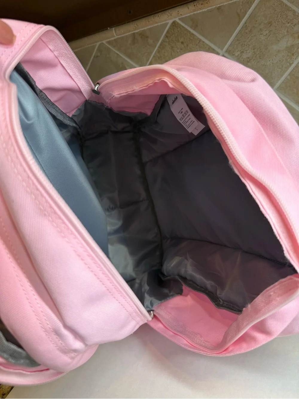 Absho Pink Backpack School Travel Book Bag Water-Resistant Durable 16-inch